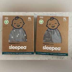 New In Box Happiest Baby Sleepea 5 Second Swaddle - X LARGE - Bundle of 2